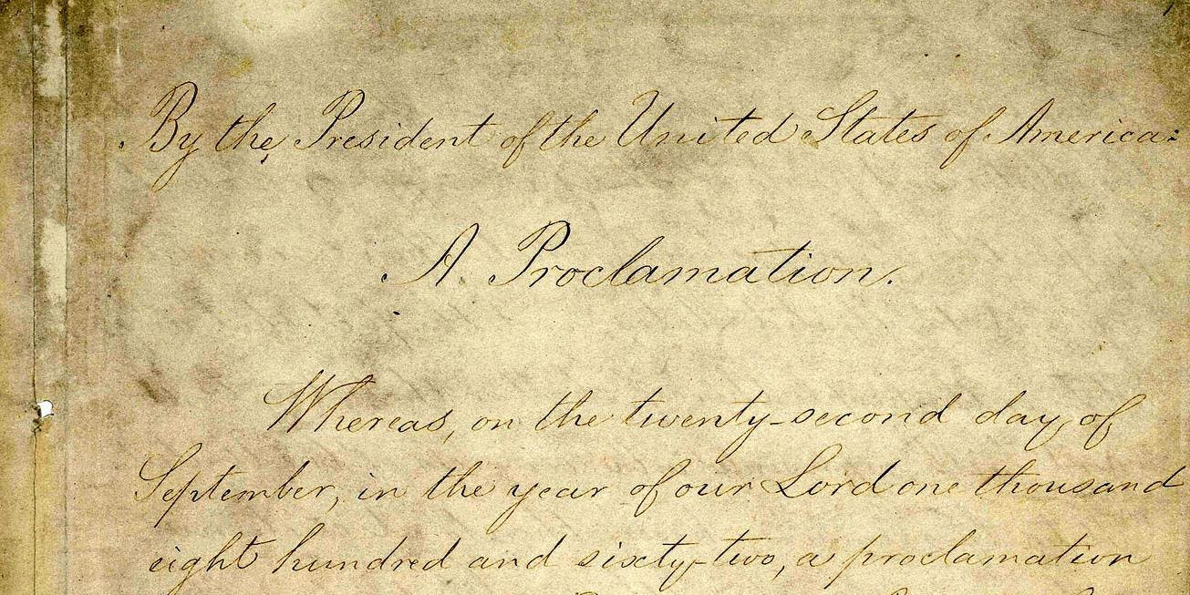 Emancipation Proclomation