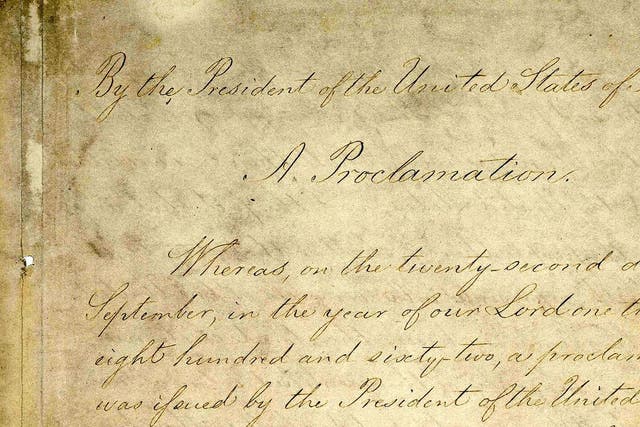 Emancipation Proclomation