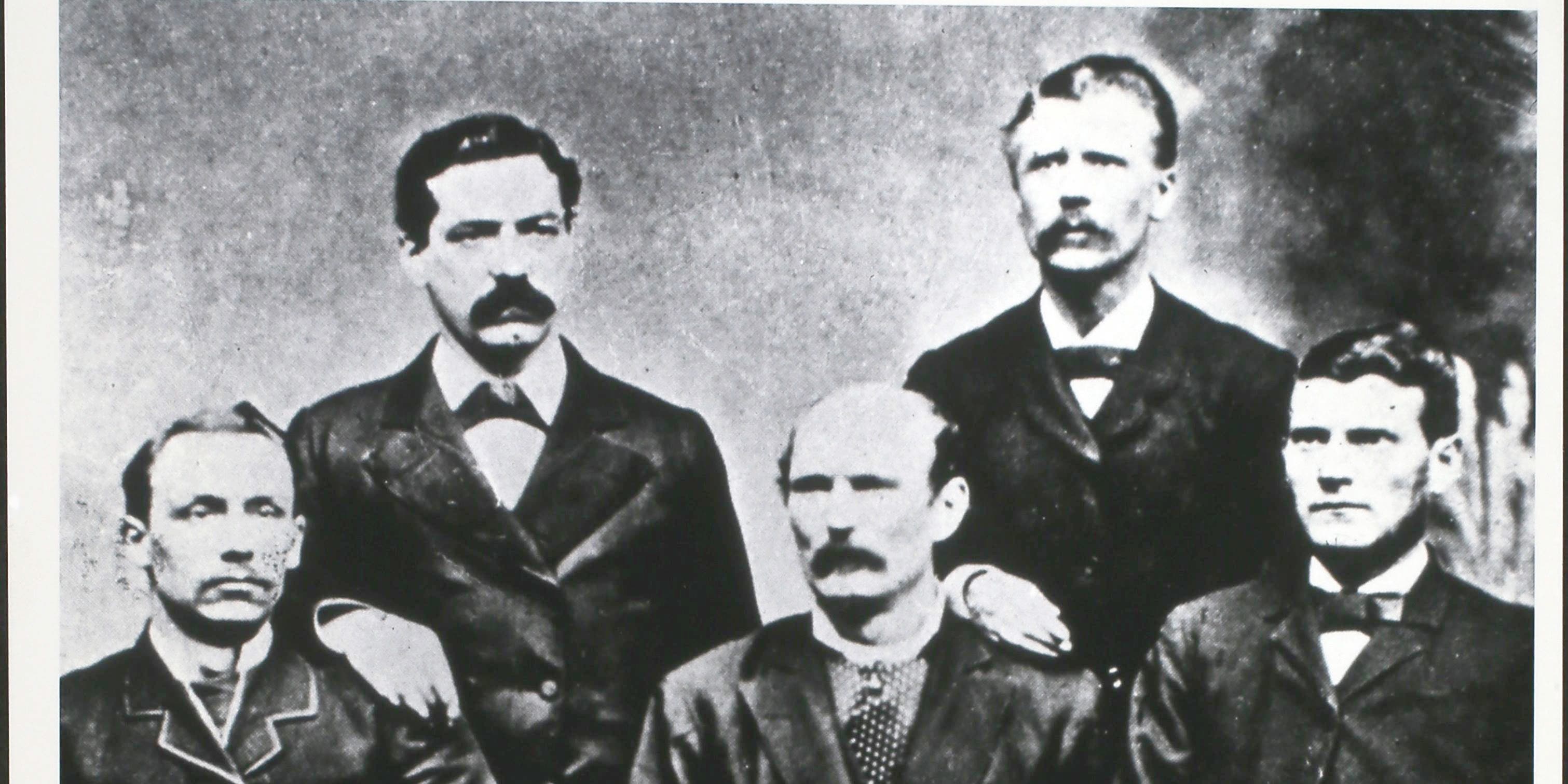 The leaders of the Knights of Labor in 1886, the year the union boasted 700,000 members and success in dozens of election races.