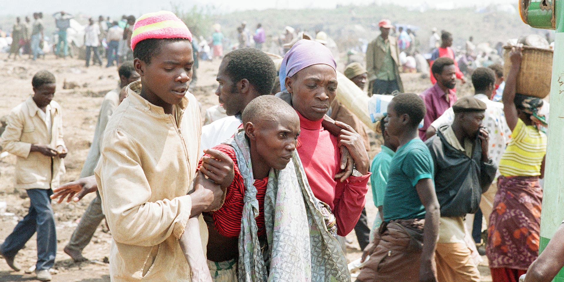 Scenes in Rwanda following the civil war, 30th July 1994.
