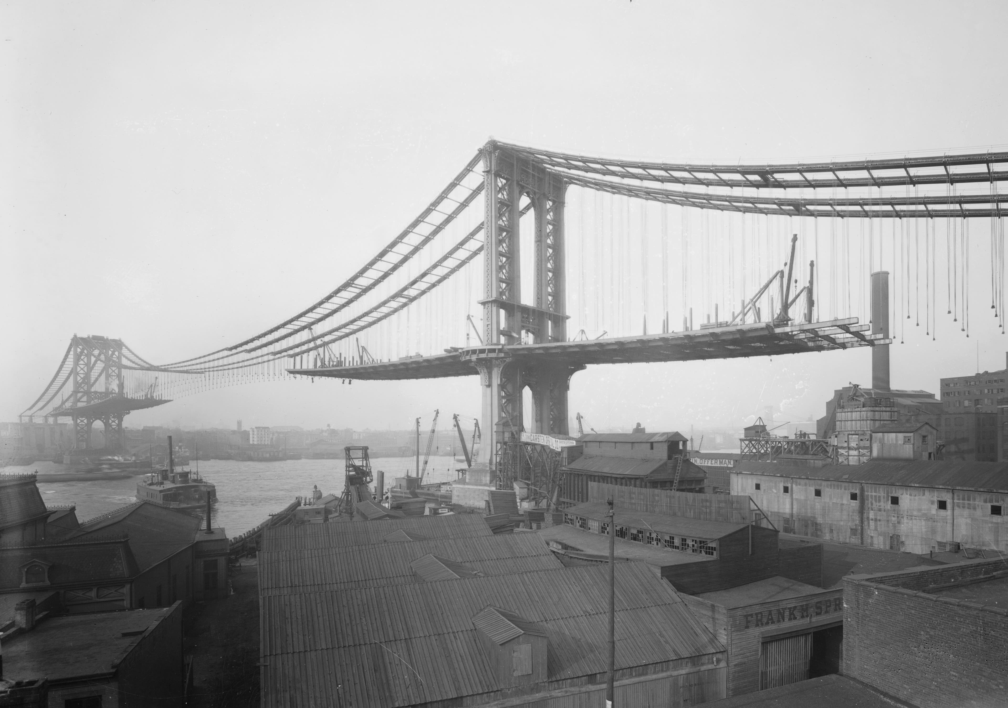Construction of the Brooklyn Bridge Took 14 YearsโAnd Multiple Lives Brooklyn Bridge Under Construction 2025 Schedule
