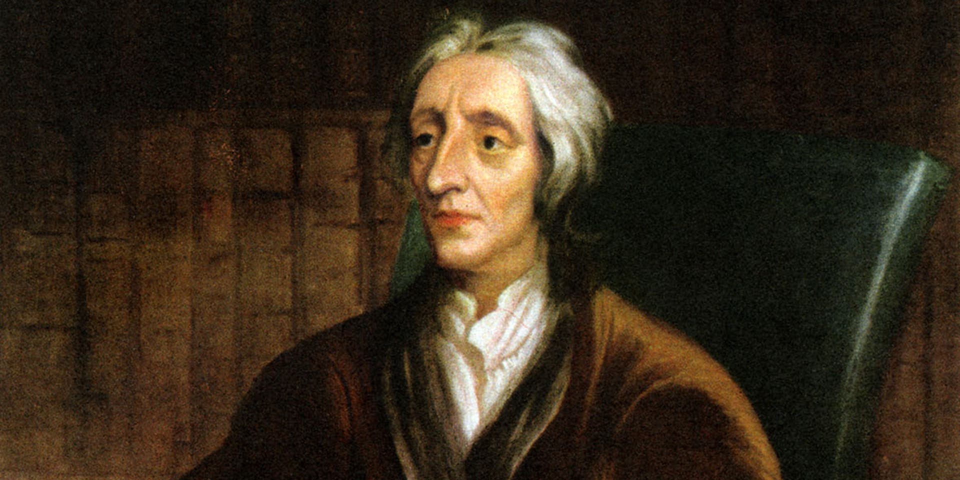 Portrait of John Locke, British empiricist, philosopher 1632-1704.