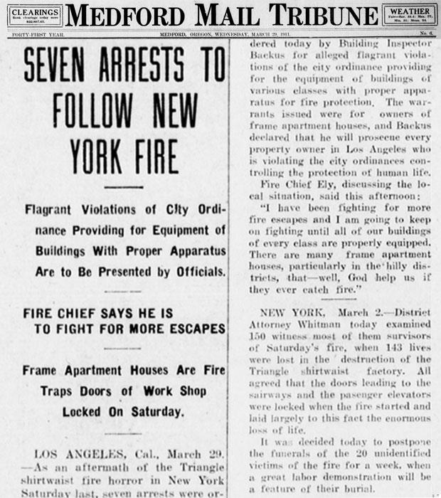 100 Years Ago The Triangle Shirtwaist Fire HISTORY