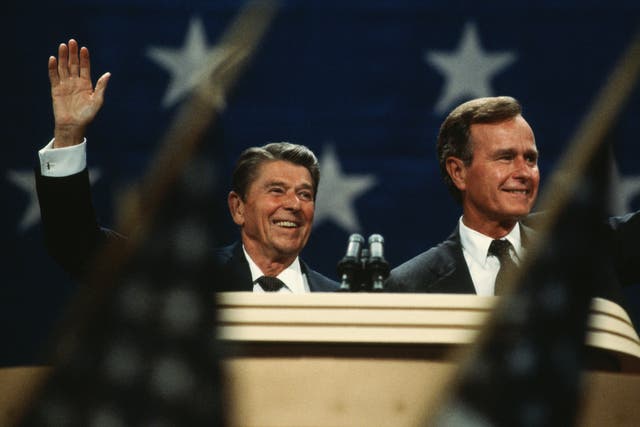 Are there limits for US Vice Presidents? US President Ronald Reagan and Vice President George Bush
