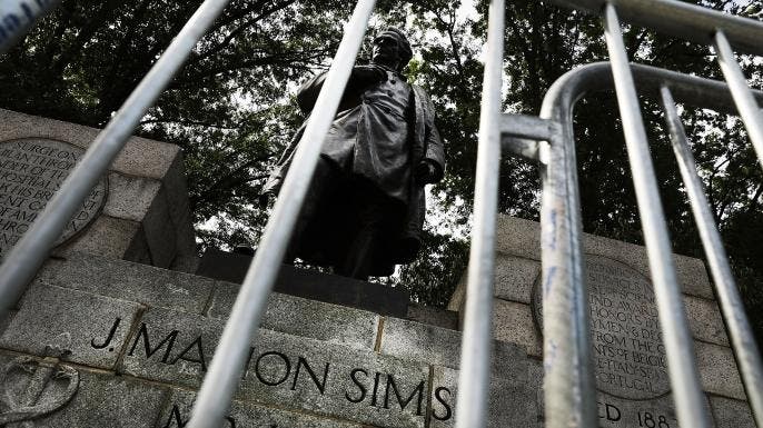medical experiments alabama J. Marion Sims statue