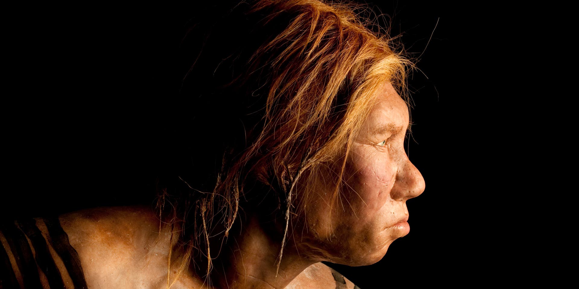 Neanderthal woman, recreation