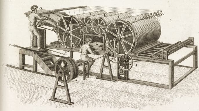Thomas Bensley's printing press. (Credit: SSPL/Getty Images)