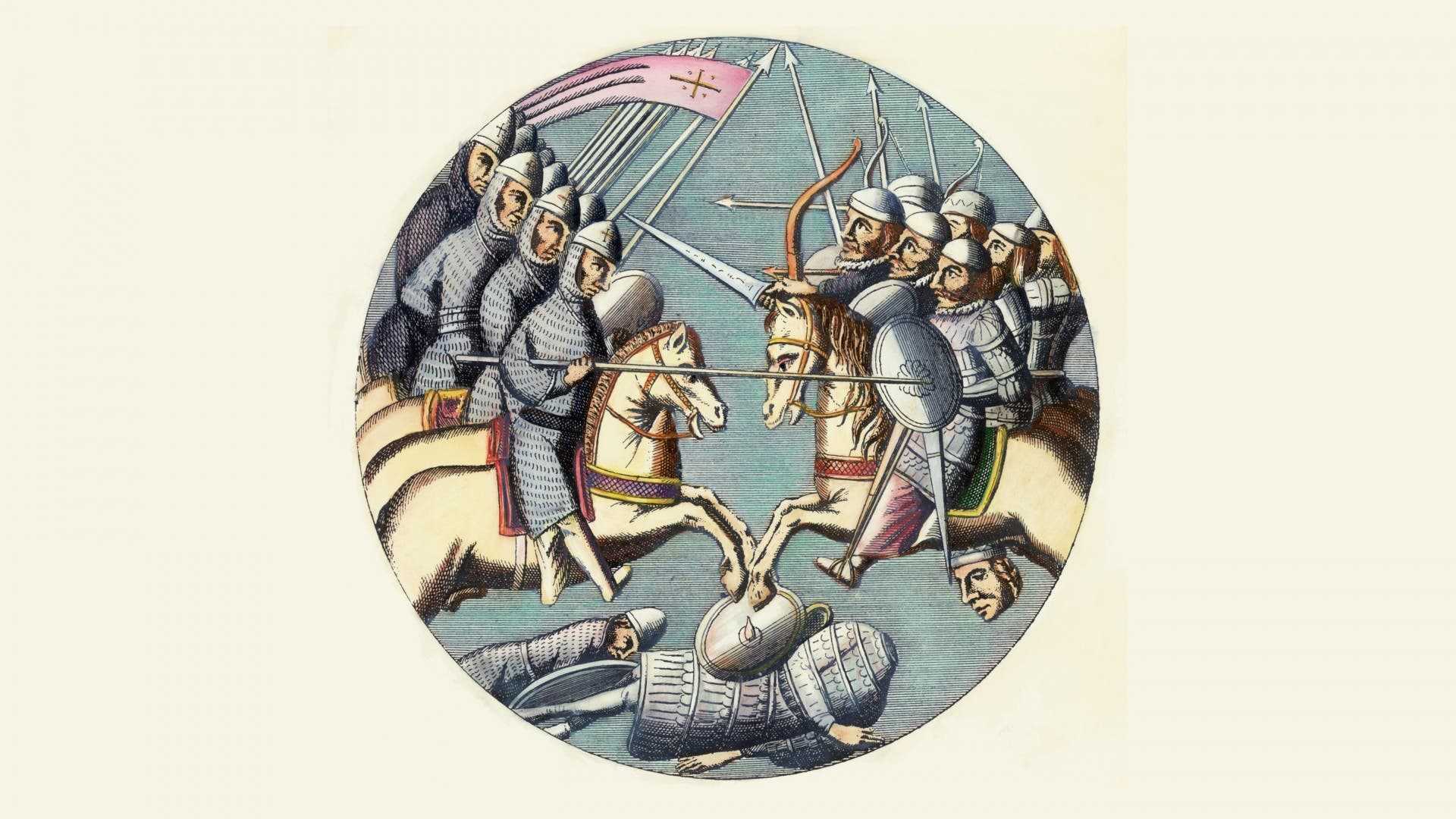 The battle between the Crusaders and Muslims at Ascalon, 1099, was considered the last action of the First Crusade.