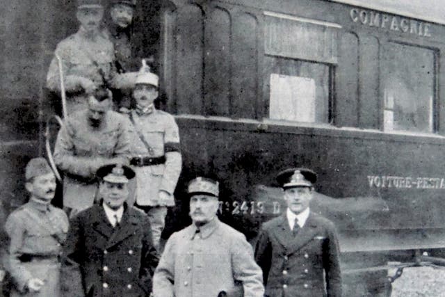 General Weygand, Admiral Wemyss and Marshall Foch