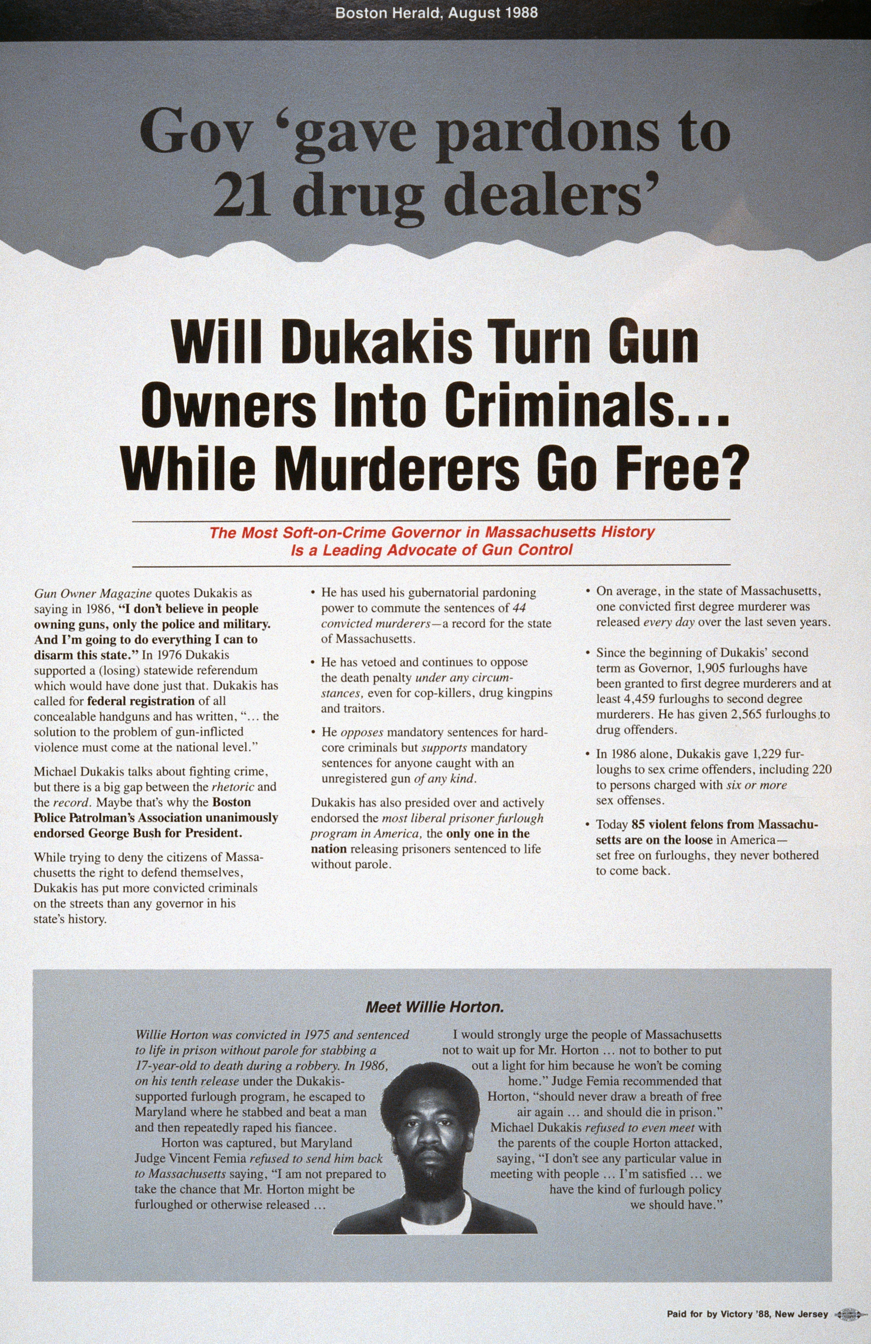 How the Willie Horton Ad Played on Racism and Fear HISTORY