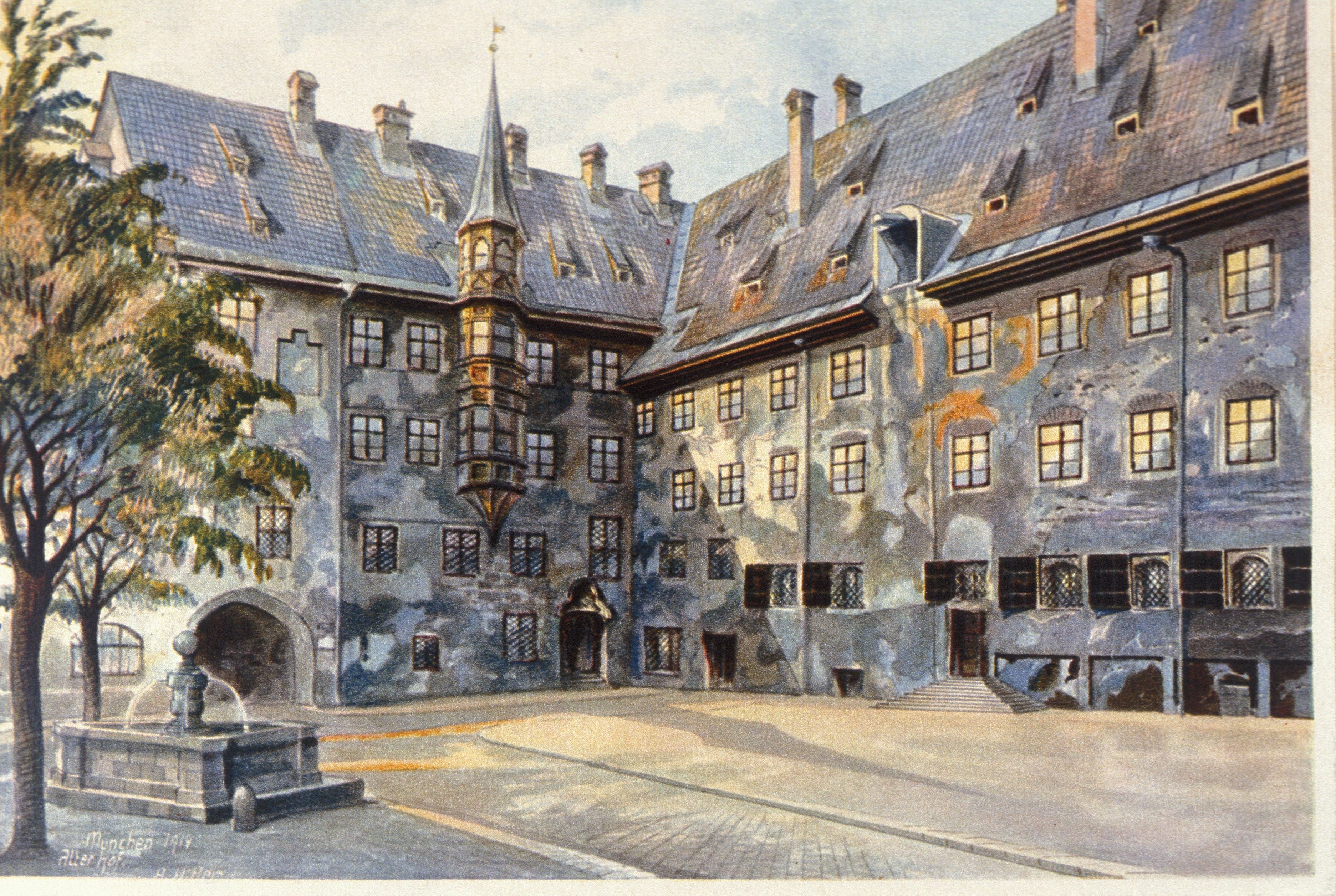 Paintings By Adolf Hitler Adolf Hitler Oil Painting CSDH Paintings By Adolf Hitler Adolf Hitler Oil Painting CSDH