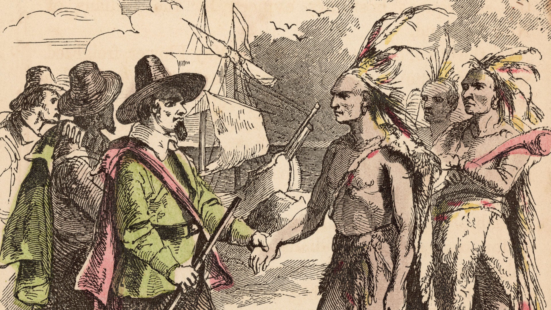 Wampanoag tribe first contact history