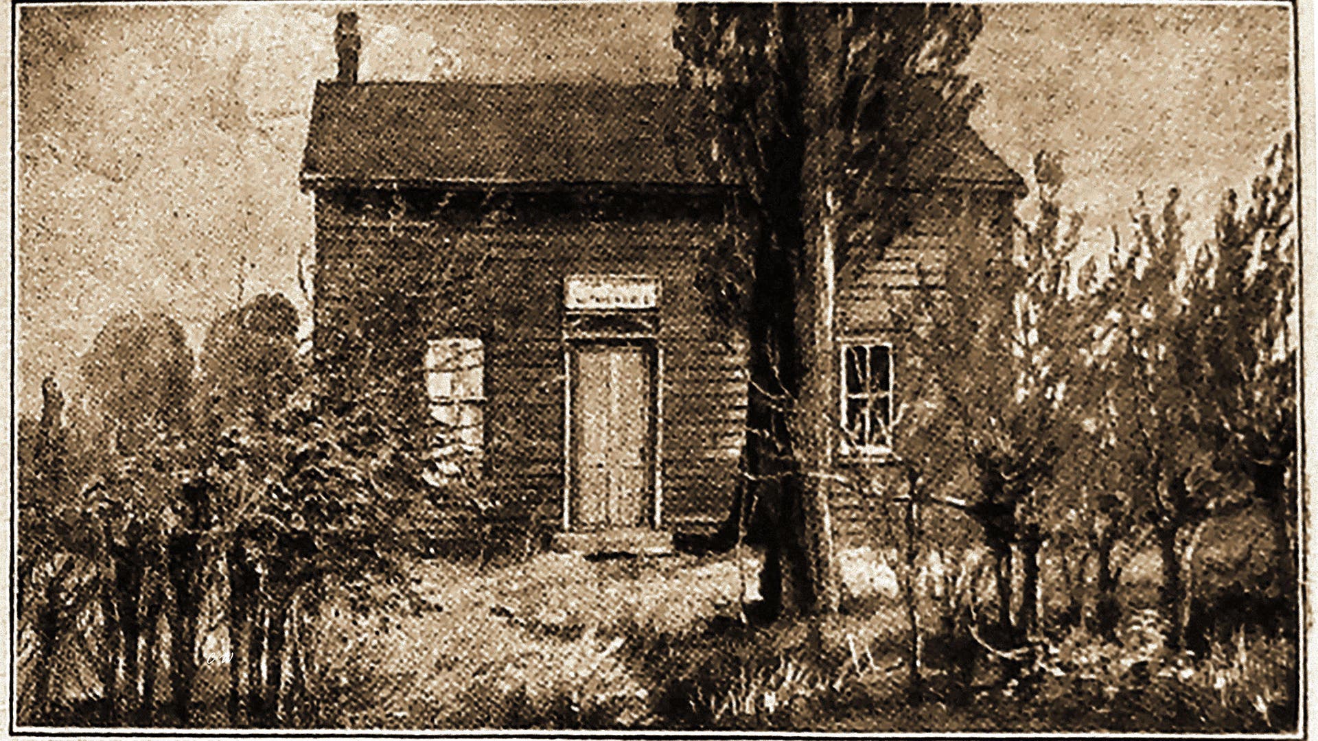 Home of the Fox sisters,( Margaret also known as Margaretta and Maggie 1833–1893), (Catherine, also known as Kate 1837–1892) and (Leah 1814–1890) in Hydesville, New York in 1848. The house, considered to be haunted is recognized by many to be the birthplace of spiritualism.