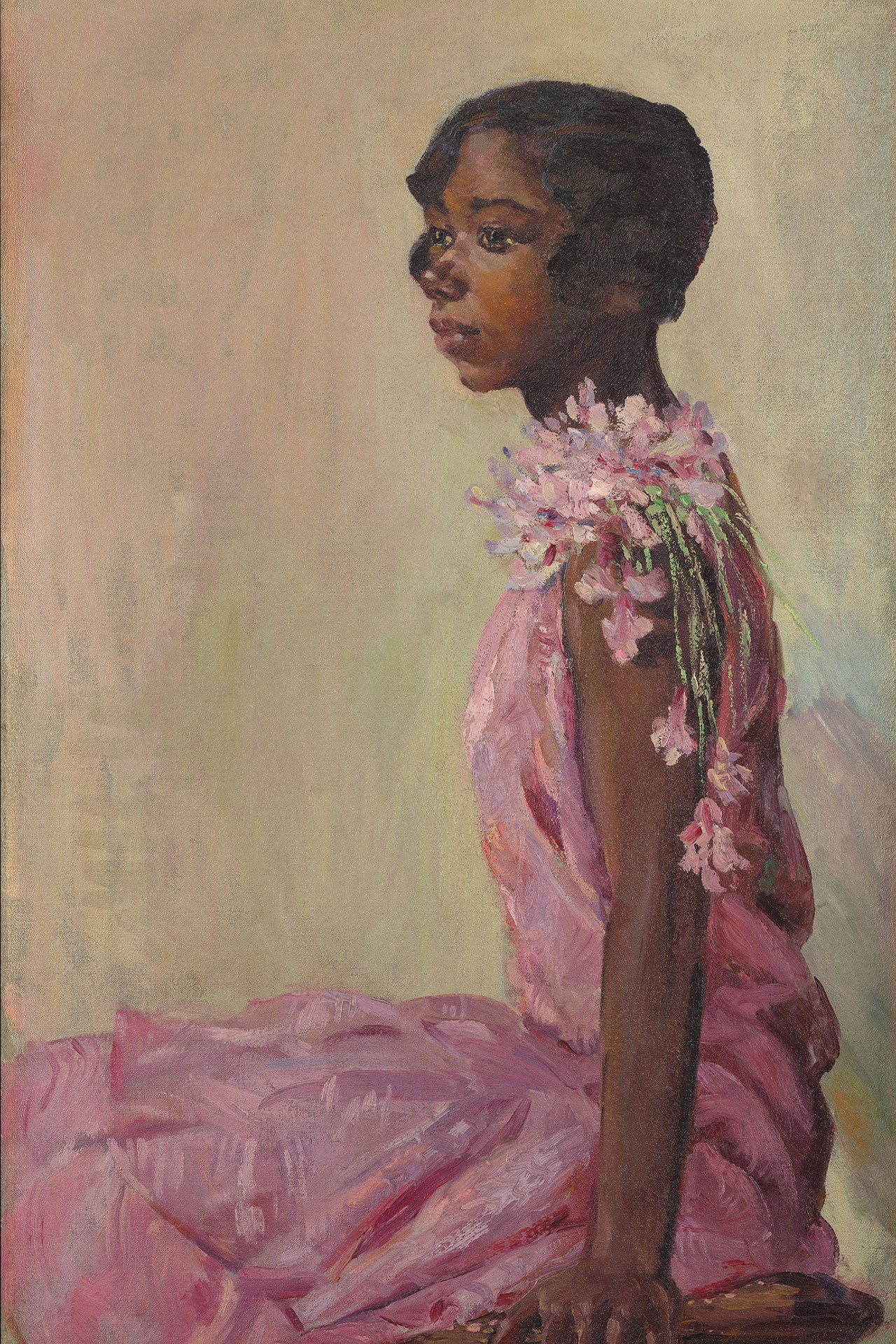 5 Harlem Renaissance Artists Whose Work Helped Reclaim Black Identity Laura Wheeler Waring Girl In A Pink Dress