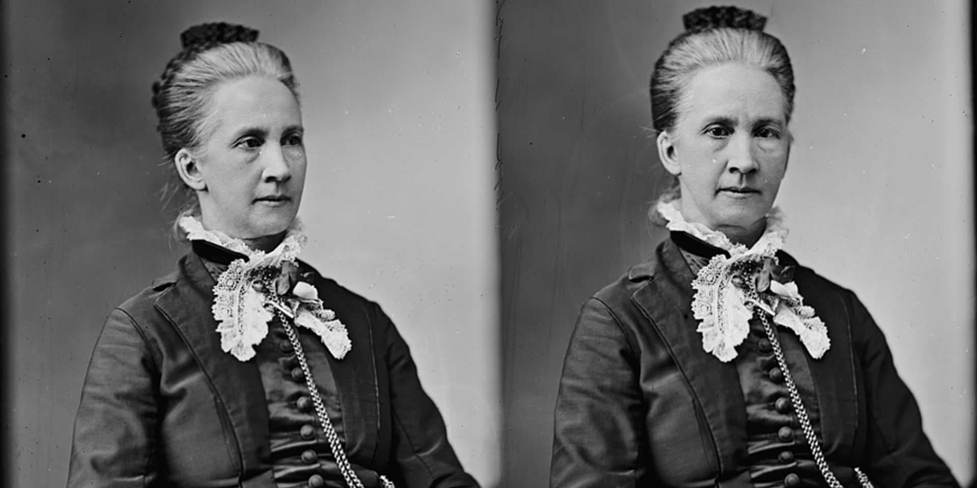 Belva Lockwood, lawyer, presidential candidate (and bicycle rider).